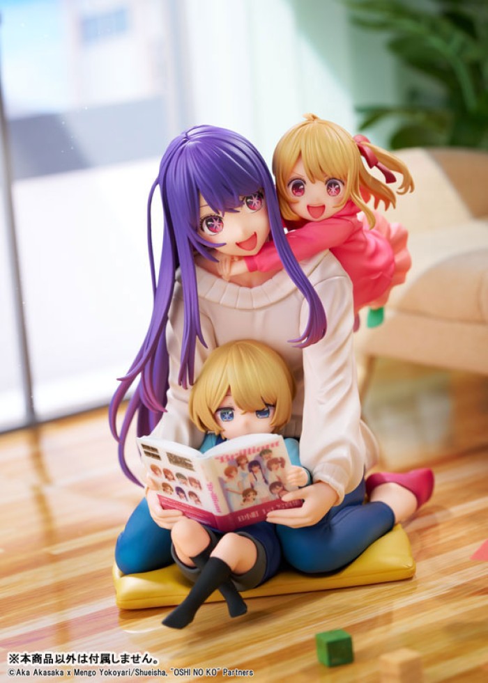 From Oshi No Ko, Ai, Aqua &amp; Ruby together as the &quot;Mother and Children&quot; figure!