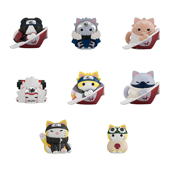 Naruto Cat mini figure 8 set